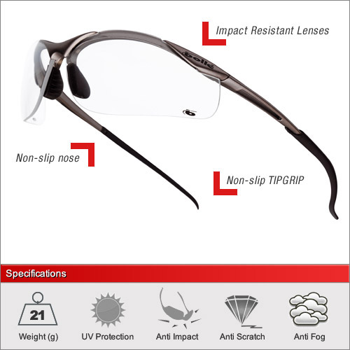 Bolle CONTPSI Contour (Clear Lens)- Buy Online Now - UK Next Day Delivery